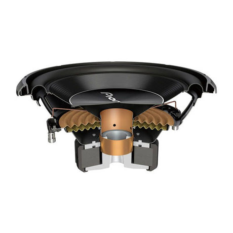 Pioneer TS-A300S4 - garsiakalbio pjūvio vaizdas su vidinėmis dalimis
