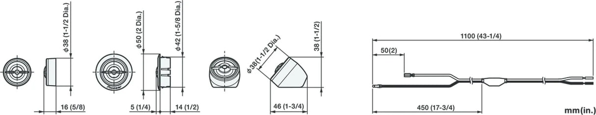Pioneer TS-A301TW - matmenys ir laidų schema