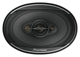 Pioneer TS-A6961F - Garsiakalbio grotelės su trimis garsiakalbiais ir logotipu