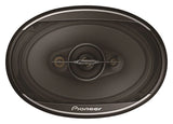 Pioneer, TS-A6961F 6x9" 4-juostų koaksialiniai garsiakalbiai - Garsiakalbio priekinė dalis su logotipu