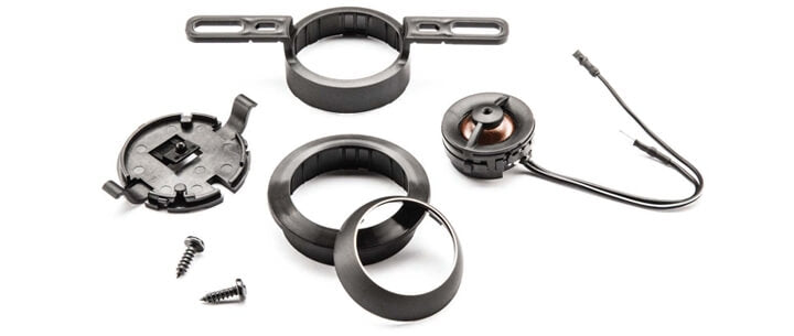 Pioneer TS-D65C - garsiakalbio dalys ir tvirtinimo detalės