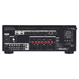 Pioneer VSX-935, 7.2 kanalų 8K AV Resyveris-Stiprintuvas - galinė panelė su jungtimis ir etiketėmis
