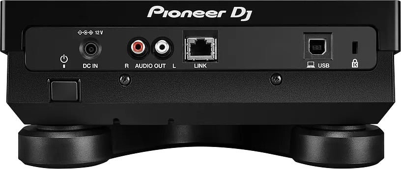 Pioneer XDJ-700 DJ mediaplayer - Galinė panelė su jungtimis ir USB