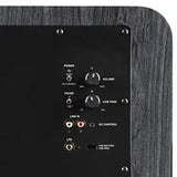 Polk Audio HTS SUB 10 žemų dažnių garso kolonėlė (įvairių spalvų) - Galinė panelė su jungtimis ir valdikliais