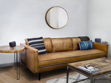 Polk Audio MAGNIFI SR1, Belaidės erdvinio garso kolonėlės skirtos MagniFi Max Soundbar'ui - Du belaidžiai garsiakalbiai ant baldų
