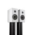 Polk Audio RESERVE R200, lentyninė garso kolonėlė (įvairių spalvų) - Šoninis vaizdas su juodais stovais