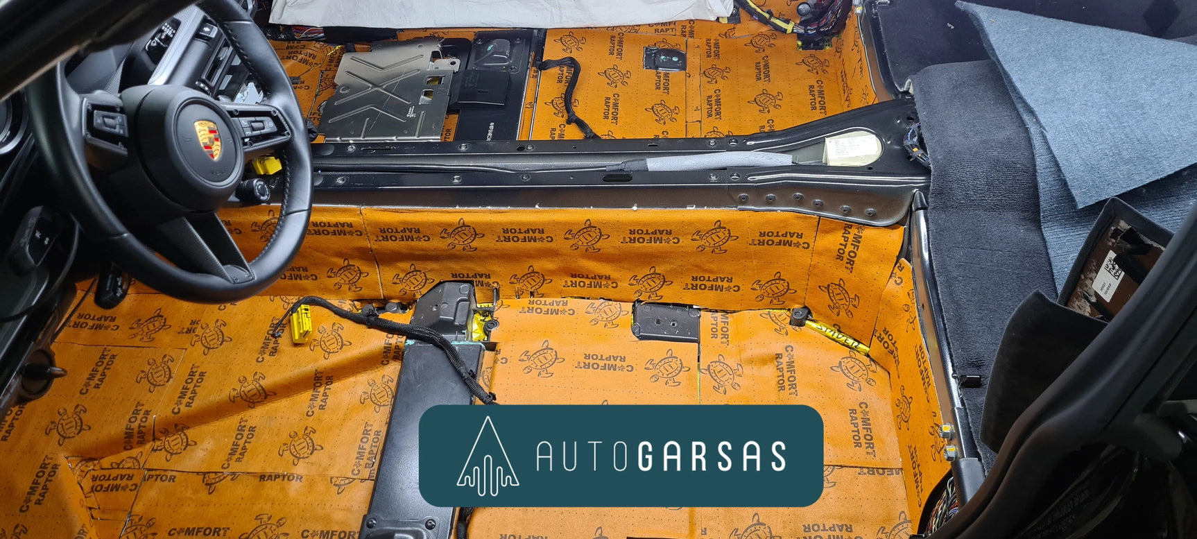 Porsche Carrera 911 - Pilna automobilio garso izoliacija 2024m