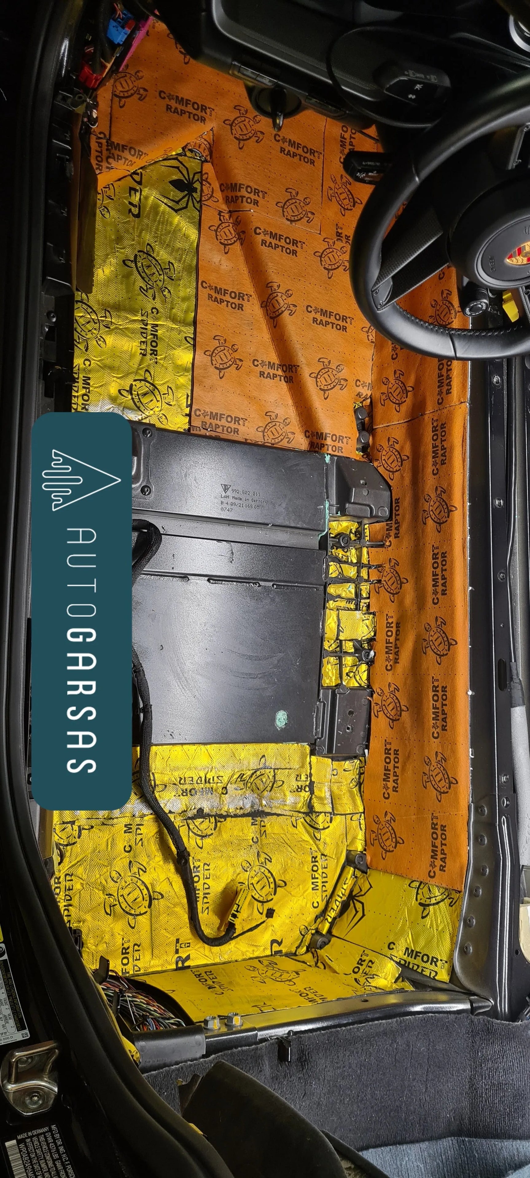 Porsche Carrera 911 - Pilna automobilio garso izoliacija 2024m