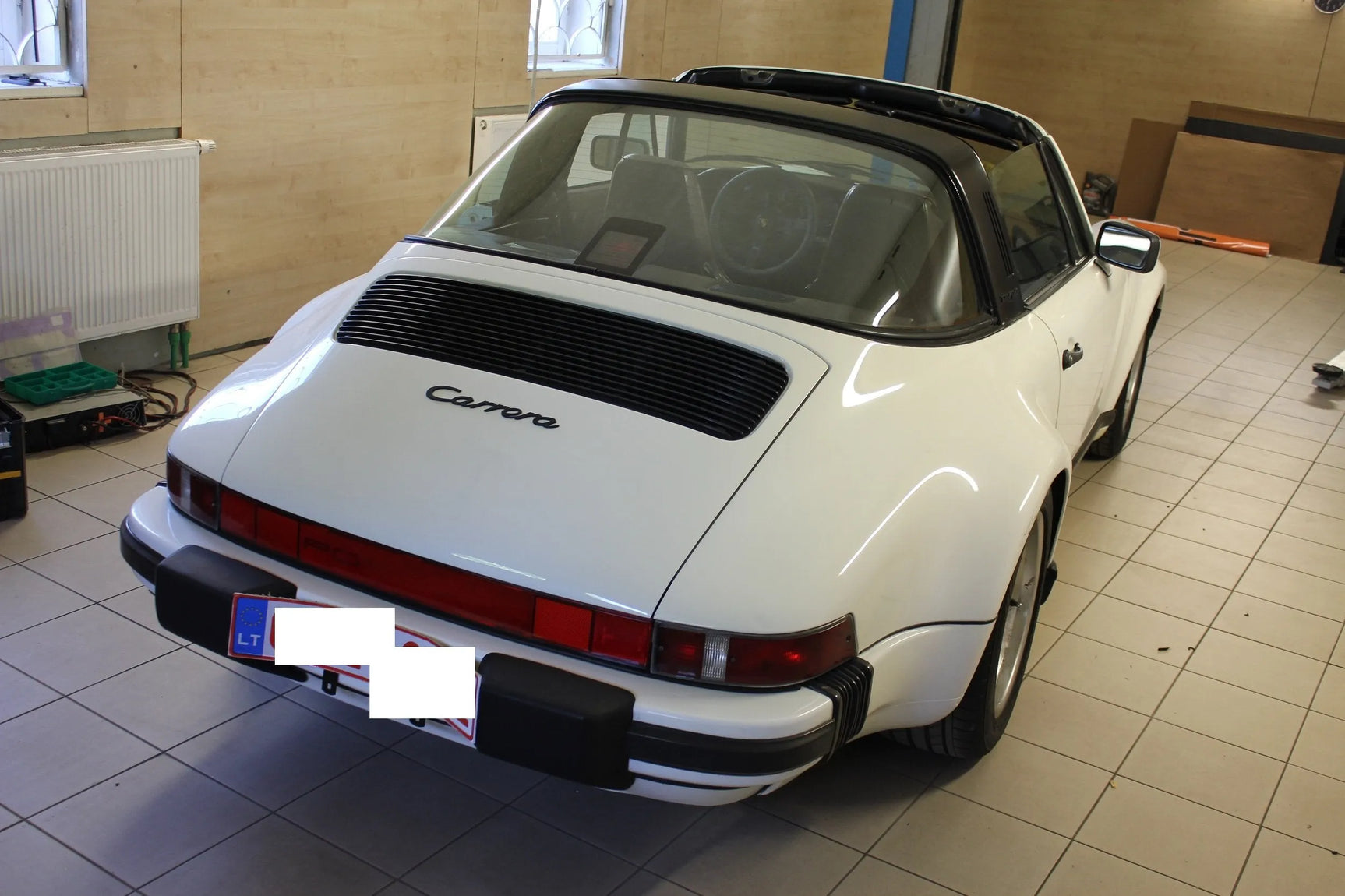 Porsche Carrera garso aparatūra