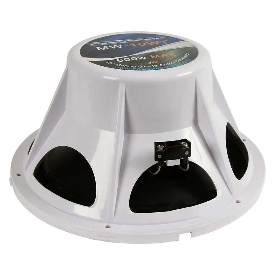 Power Acoustik MW-10WT, 10" Marine žemų dažnių garsiakalbis 600W