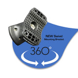 Power Acoustik MWT-65BL, 6.5” Marine korpusinės kolonėlės 600W, su RGB apšvietimu, bei sukiojamais laikikliais