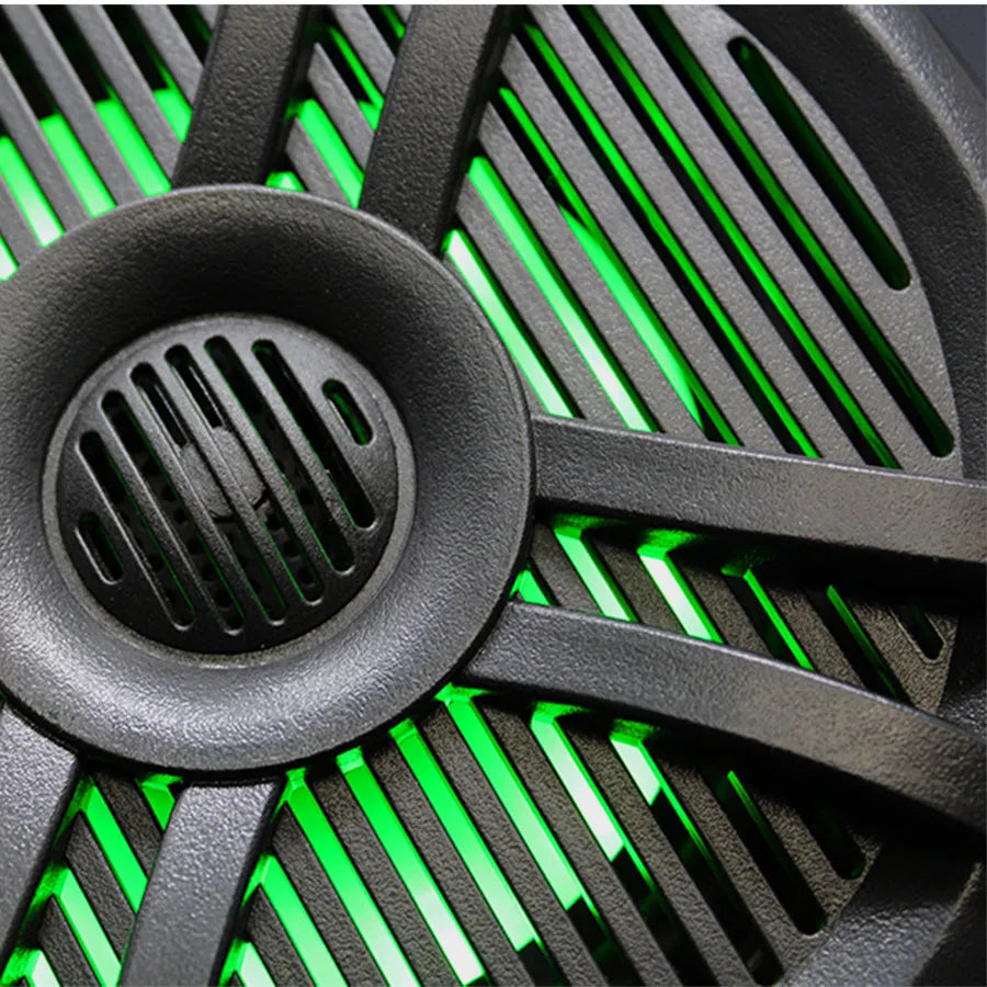 Power Acoustik MWT-65BL, 6.5” Marine korpusinės kolonėlės 600W, su RGB apšvietimu, bei sukiojamais laikikliais