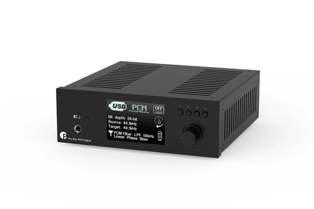 Pro-Ject Pre Box RS2 Digital, Hi-End prardinis stiprintuvas su DAC