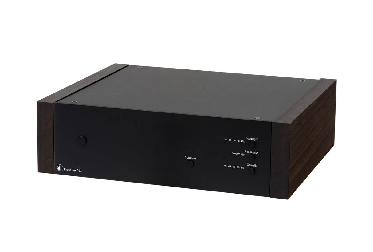 Pro-Ject Phono Box DS2, pradinis stiprintuvas (įvairių spalvų) - Logotipas ir modelio pavadinimas priekyje