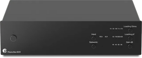 Pro-Ject Phono Box S3 B, pradinis balansuotas Phono stiprintuvas (įvairių spalvų)