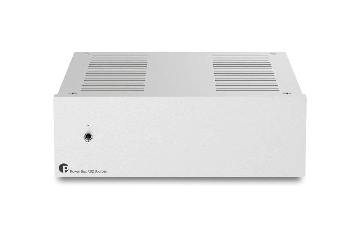 Pro-Ject Power Box RS2 Sources, maitinimo šaltinis (įvairių spalvų) - balta priekinė panelė su jungikliu