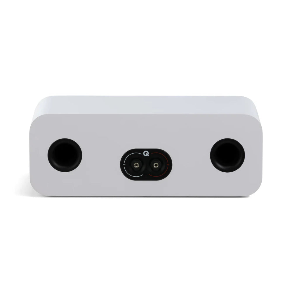 Q Acoustics 3090c, centrinė garso kolonėlė - Balta galinė panelė su jungtimis