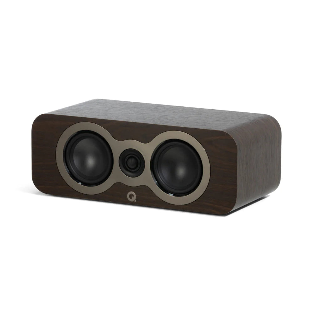 Q Acoustics 3090c, centrinė garso kolonėlė - Šoninis vaizdas su apvaliais kampais