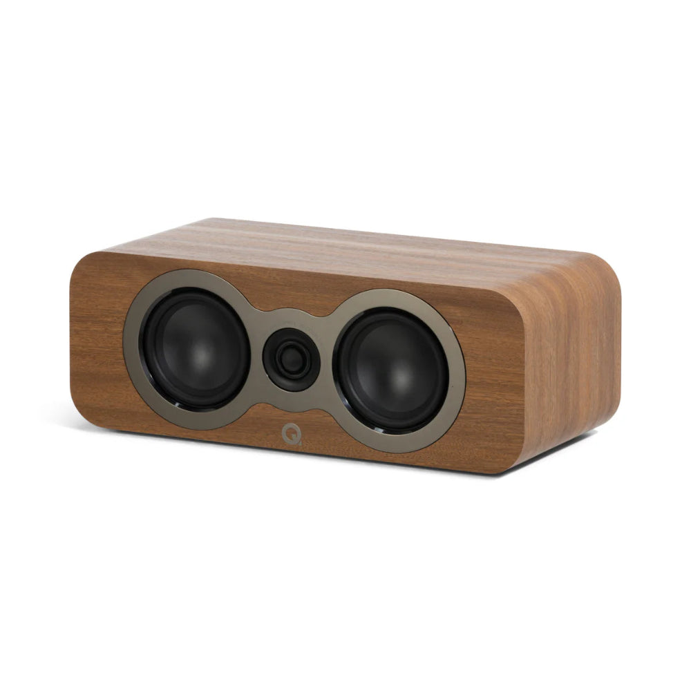 Q Acoustics 3090c, centrinė garso kolonėlė - Medinės apdailos priekinė dalis su garsiakalbiais