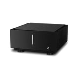 Quad Artera Stereo, galios stiprintuvas - Juodas korpusas su vertikaliu šviesos indikatoriumi