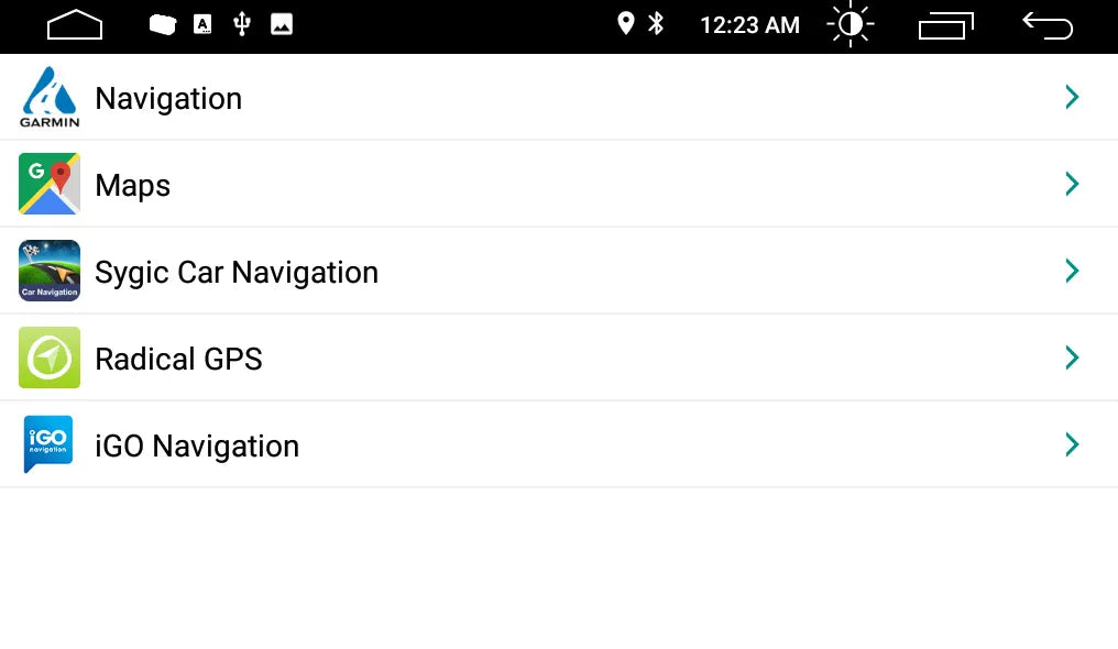 RADICAL R-D111, Android multimedija automobiliui, 1-DIN, USB, BLUETOOTH, WiFi, Android Mirroring