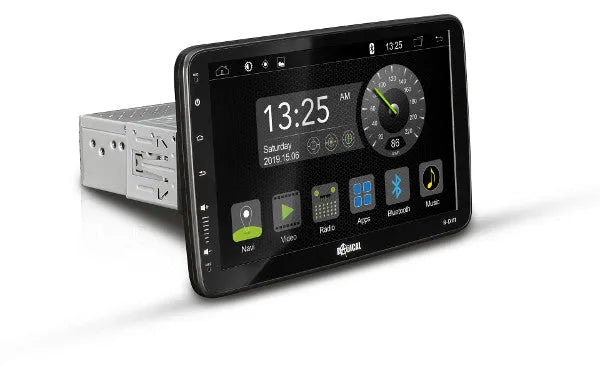 RADICAL, R-D111 multimedijos sistema su GPS navigacija - priekinis skydelis su lietimui jautriu ekranu