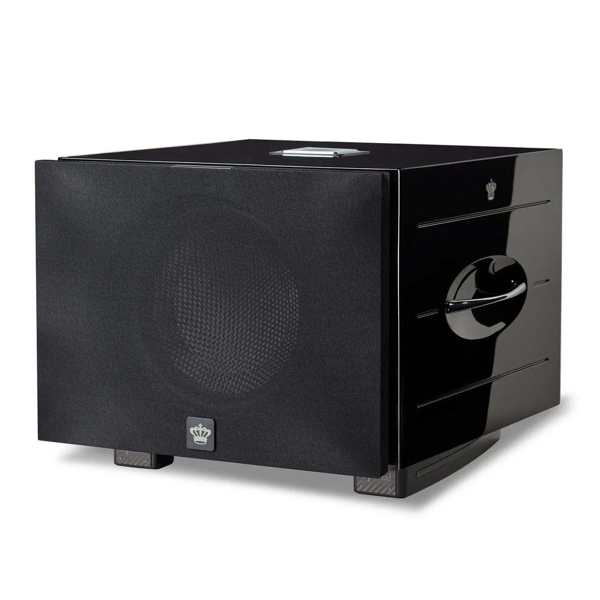 REL Carbon Special Black Label, aktyvi žemų dažnių garso kolonėlė, 900W