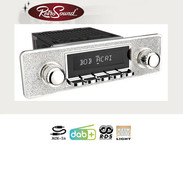 RETROSOUND RSD-SILVER-1DAB, automagnetola