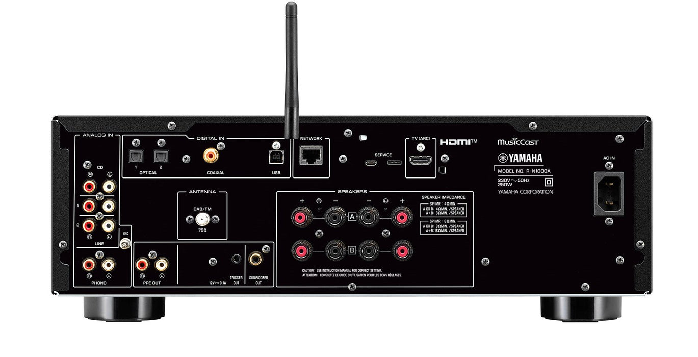 Yamaha R-N1000A, tinklo grotuvas- stiprintuvas- galas