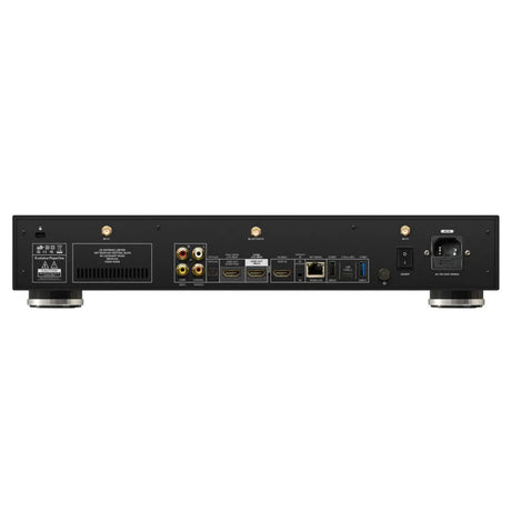 R_volution PlayerOne 4K UHD media player, tinklo grotuvas su Dolby Atmos - galinė panelė su daugybe jungčių