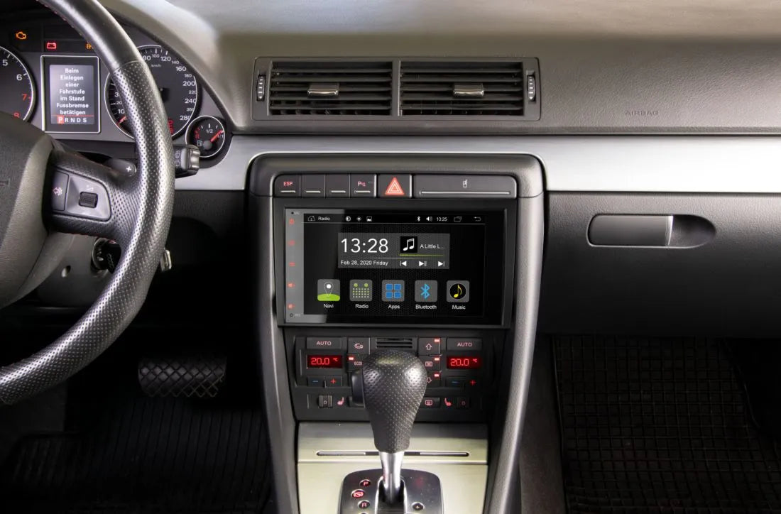 Radical R-C11AD2 Android multimedija Audi A4 ir Seat Exeo automobiliam - Prietaisų skydelis su multimedijos ekranu