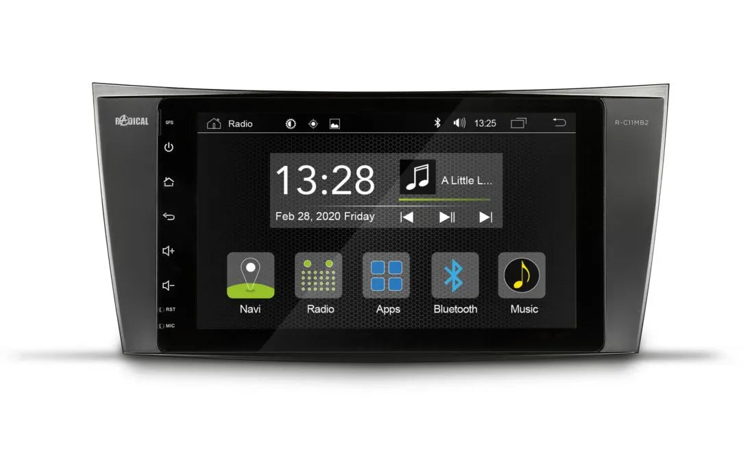 Radical R-C11MB2, Android multimedija Mercedes E-Class (W211, C219) au