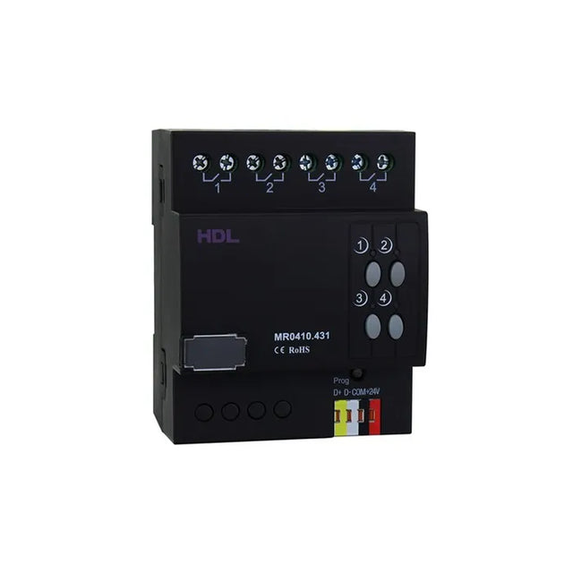 Relių modulis HDL-MR0410.431, 4x10A