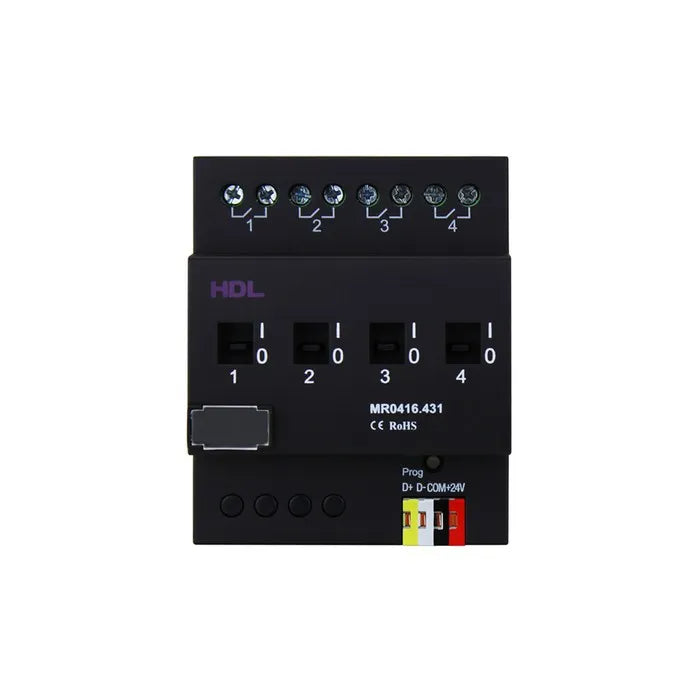 Relių modulis HDL-MR0416.431, 4x16A