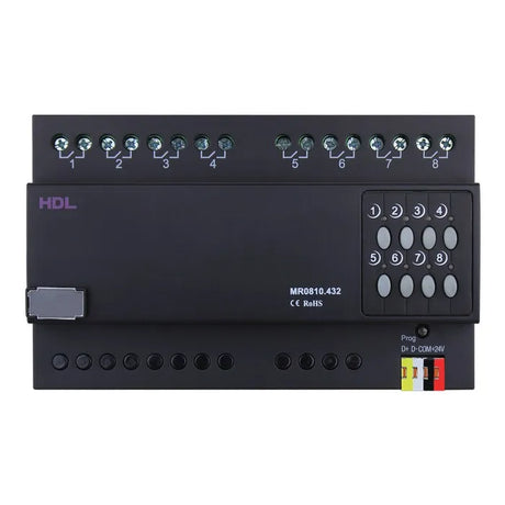 Relių modulis HDL-MR0810.432, 8x10A