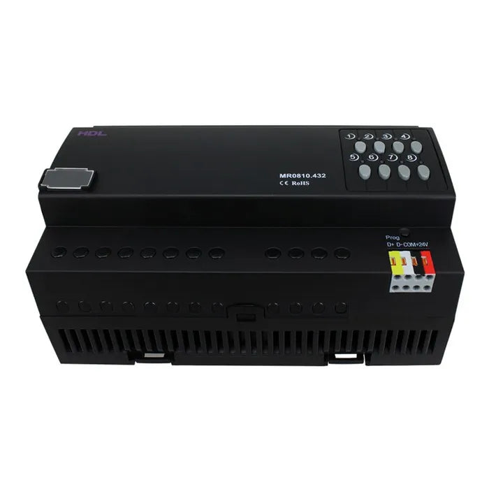 Relių modulis HDL-MR0810.432, 8x10A