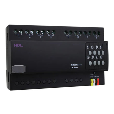 Relių modulis HDL-MR0810.432, 8x10A