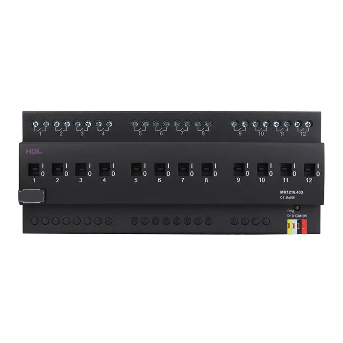 Relių modulis HDL-MR1216.433, 12x16A