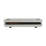 Roksan Caspian 4G Power Amplifier, galios stiprintuvas - priekinė panelė su oranžiniais indikatoriais