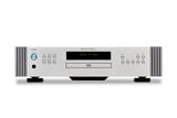 Rotel DT-6000, CD grotuvas su DAC - sidabrinė panelė su mygtukais ir ekranu