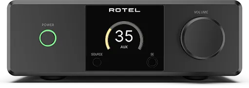 Rotel DX-5, integruotas stereo stiprintuvas su DAC ir Bluetooth