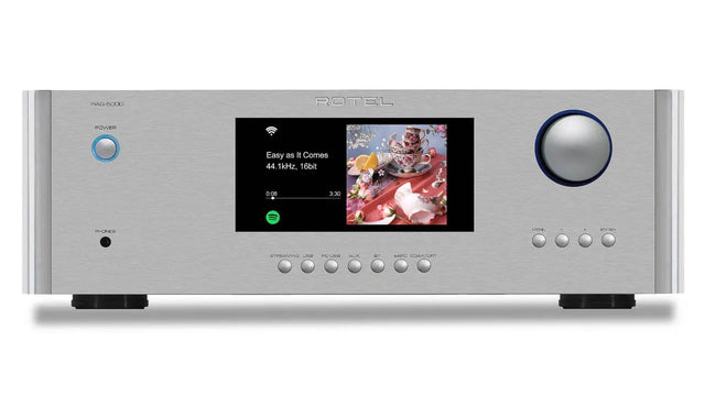 Rotel RAS-5000, 2x220W išmanus garso stiprintuvas su tinklo grotuvu