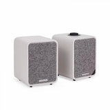 Ruark MR1, Bluetooth garsiakalbių sistema (įvairių spalvų) - viršutinis valdymo ratukas ir garsiakalbių tekstūra