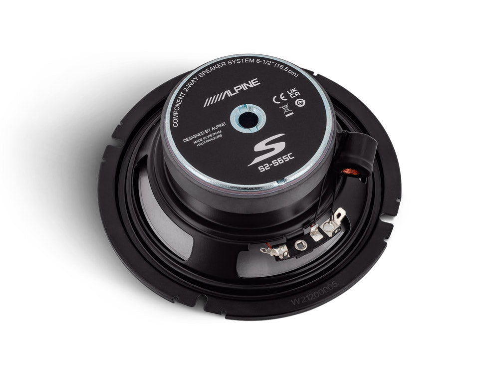 Alpine S2-S65C, 2-jų juostų komponentinių garsiakalbių sistema