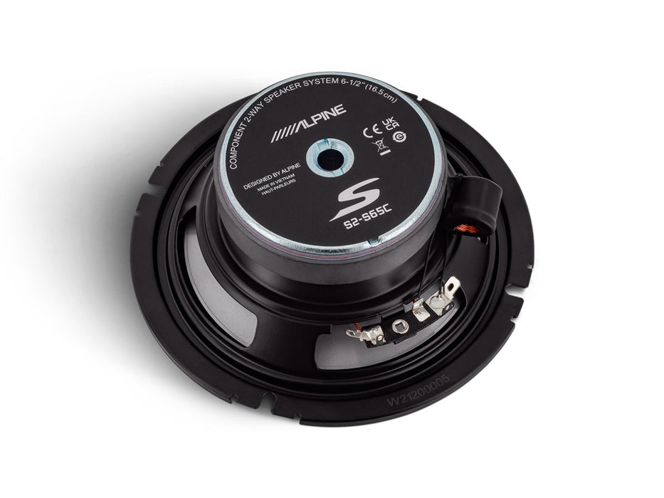 Alpine S2-S65C, 2-jų juostų komponentinių garsiakalbių sistema