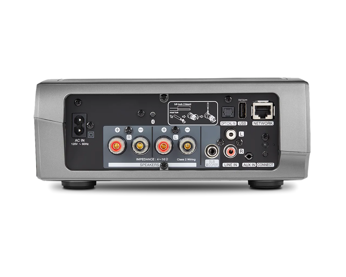 SM Bevielis stereo stiprintuvas Denon HEOS AMP HS2 su Bluetooth