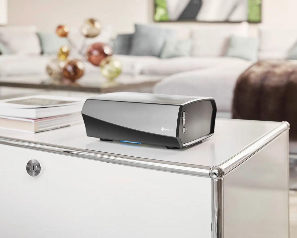 SM Bevielis stereo stiprintuvas Denon HEOS AMP HS2 su Bluetooth