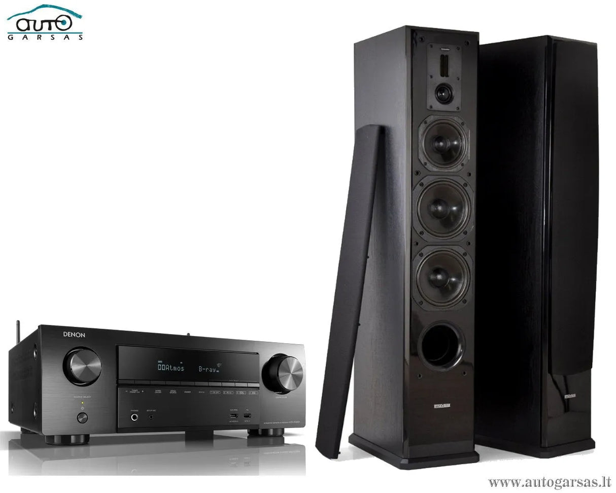 SM Stereo komplektas - AV resyveris Denon AVR-X1500H, su kolonėlėm Dynavoice Definition DF-6