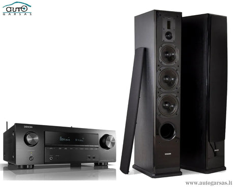 SM Stereo komplektas - AV resyveris Denon AVR-X1500H, su kolonėlėm Dynavoice Definition DF-6