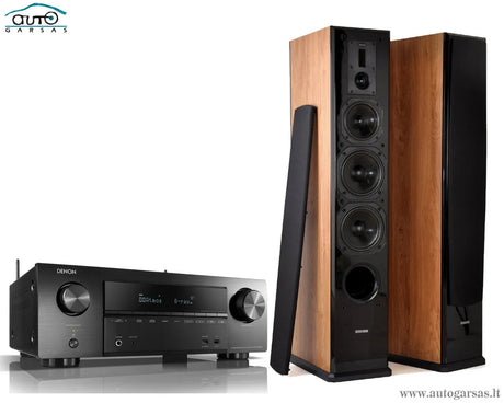 SM Stereo komplektas - AV resyveris Denon AVR-X1500H, su kolonėlėm Dynavoice Definition DF-6